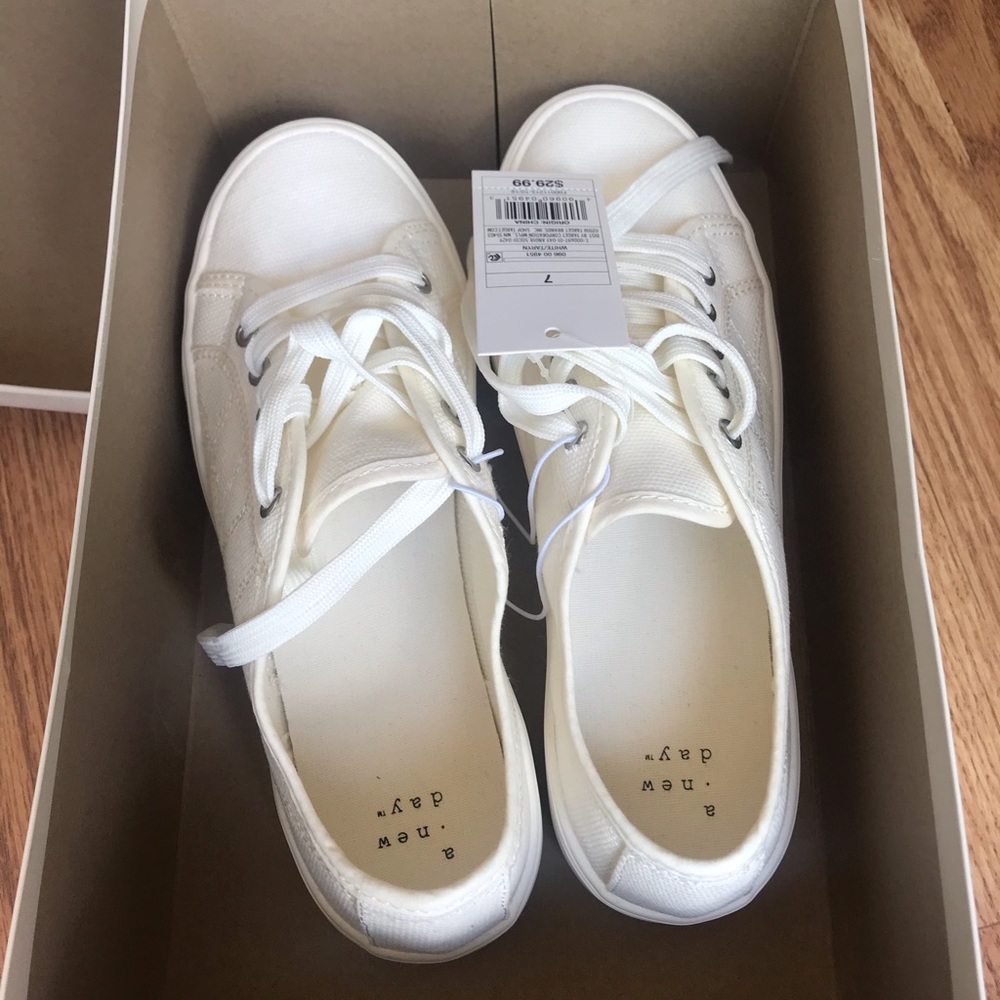 White Platform Sneakers